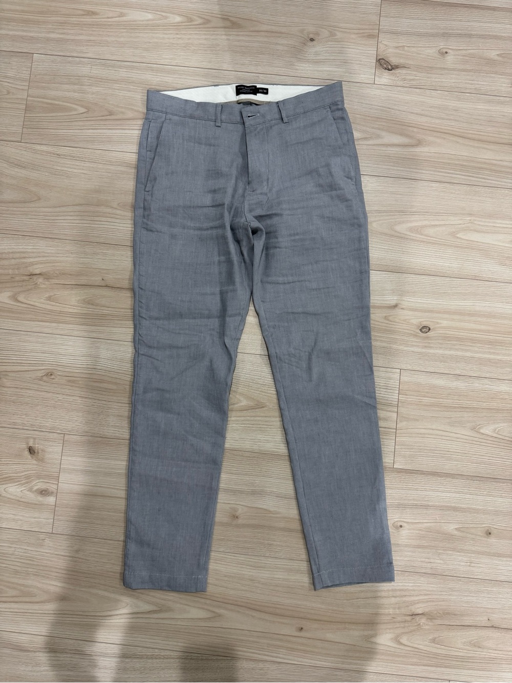 Club Monaco Light Gray Slim Trousers